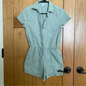 •Abercrombie Kids•Green Romper•Size 11/12•